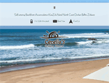 Tablet Screenshot of cecelias.co.za